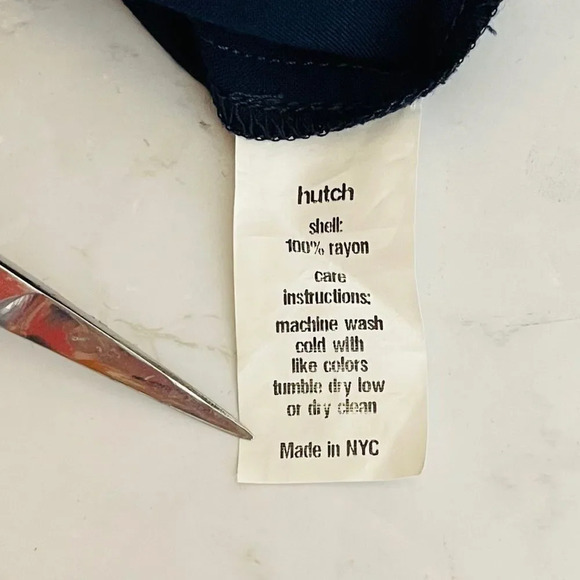 Hutch Anthropologie Top Button Front Sleeveless V Neck V Back High Low Hem - Picture 7 of 7